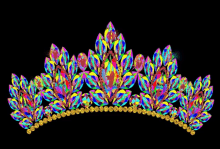 Gif animé bijoux couronne